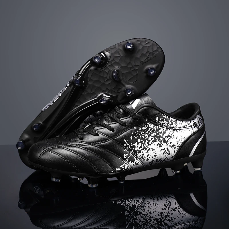 

Youth Football Shoes FG TF Cleats Lightweight Soccer Boots for Teenagers Training Comfortable Durable Breathable