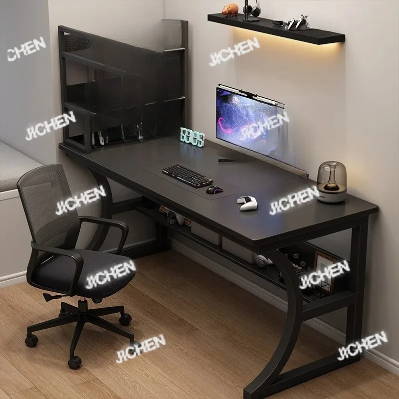 

Игровой стол JCR, бытовой настольный компьютерный стол с полками, офисный и стул, простой стол для спальни, обучения письму