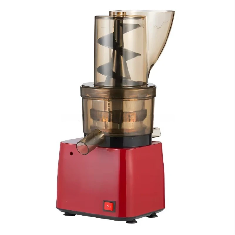 300 واط دفعة عصير منخفضة السرعة مكافحة انسداد قطع التلقائي تغذية قادوس كبير خالية من اليد عصارة بطيئة كاملة لمطعم