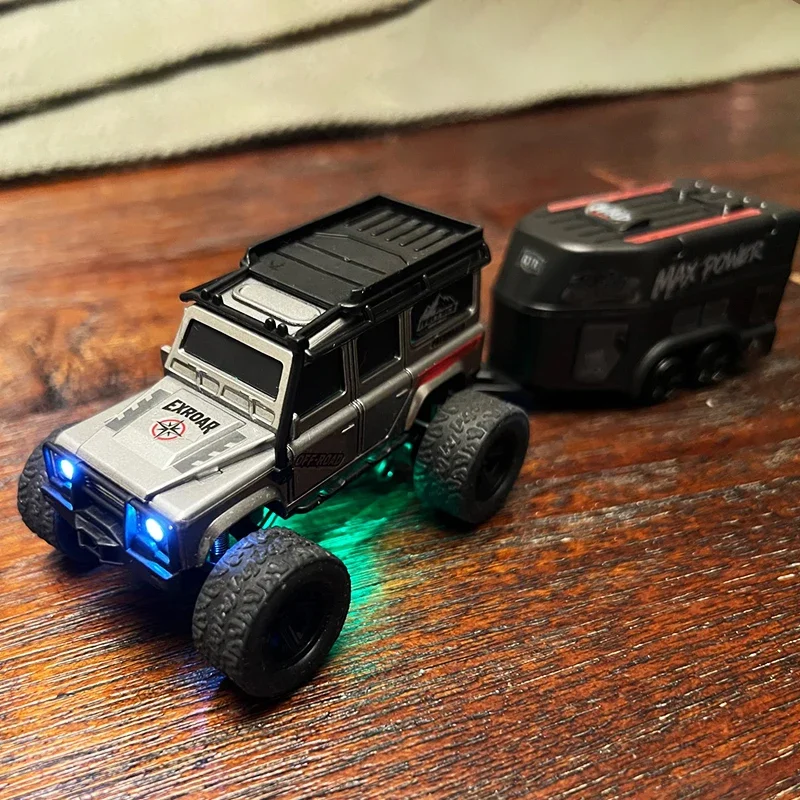 Mini Drift RC Car Desktop Racing Model with ESP 2.4G 4WD 1/64 High Speed Remote Control Vehicle Toy For Adults Ideal Gift