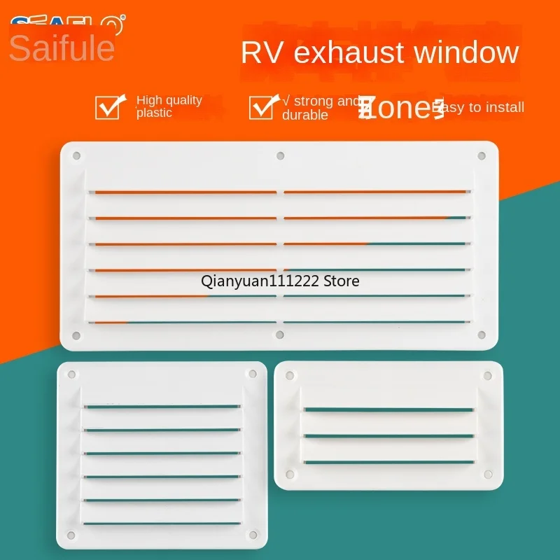 Exhaust window outlet of RV cooling overhead ventilation overhead circular exhaust louver outlet