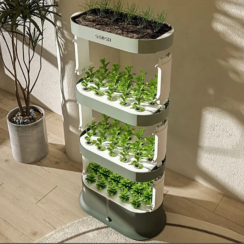 Hydroponics Growing System Indoor Vertical Garden Planter Small Smart Hydroponics Growing System Plant Greenhouse Flowerpot Kit