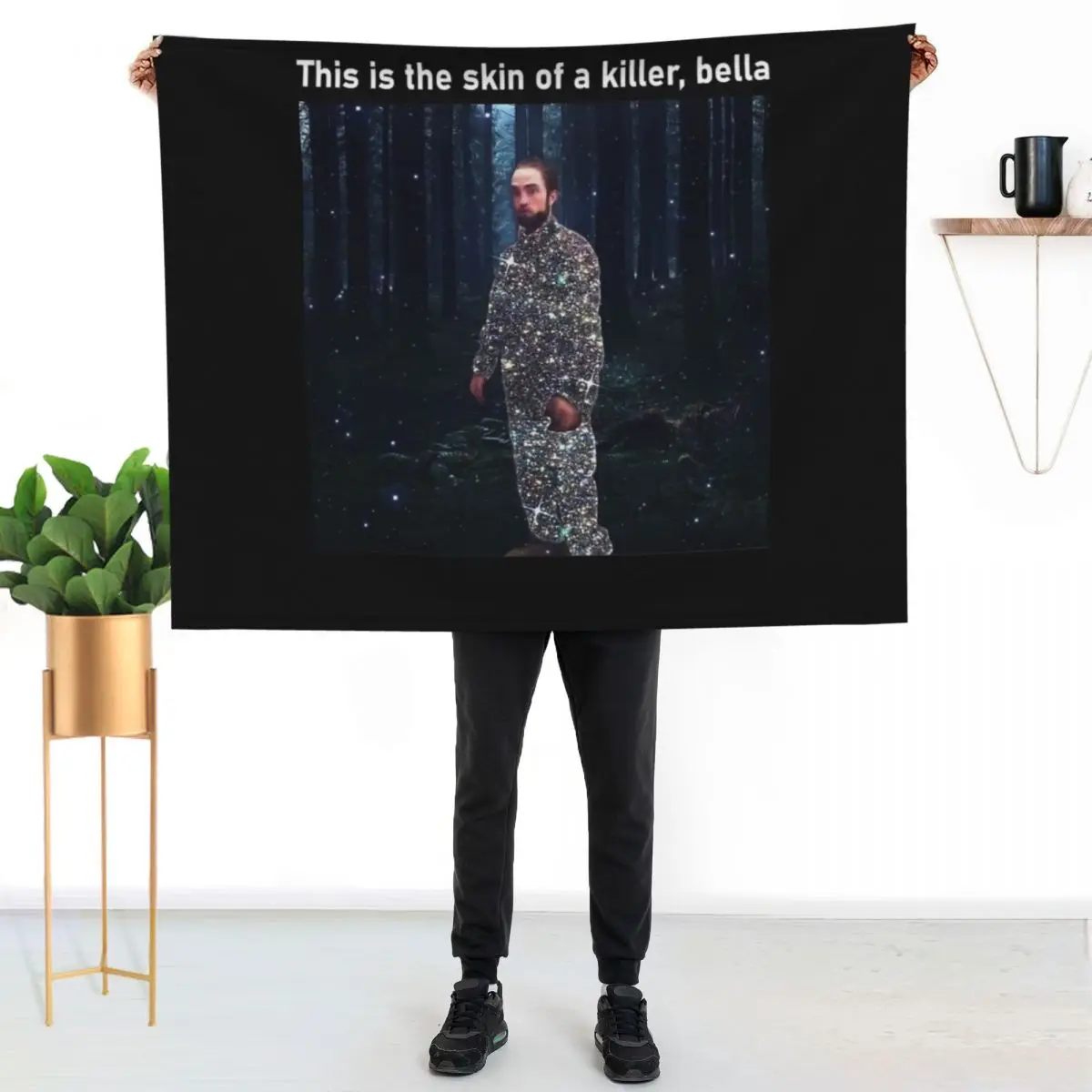 This is the skin of a killer bella Throw Blanket Decorative Sofa Sleeping Bag Thermals For Travel Bed Fashionable Blankets