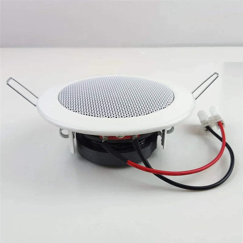 ABZW Bathroom Passive Ceiling Speaker 3Inch Passive Ceiling Speaker 6W Passive Ceiling Speaker 8Ohm 6W Passive Ceiling Speaker