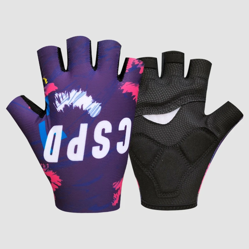 CSPD Half Finger Cycling Gloves Summer Mountain Bike Road Bicycle Gloves Guantes Ciclismo Gel Pad Shock Absorption