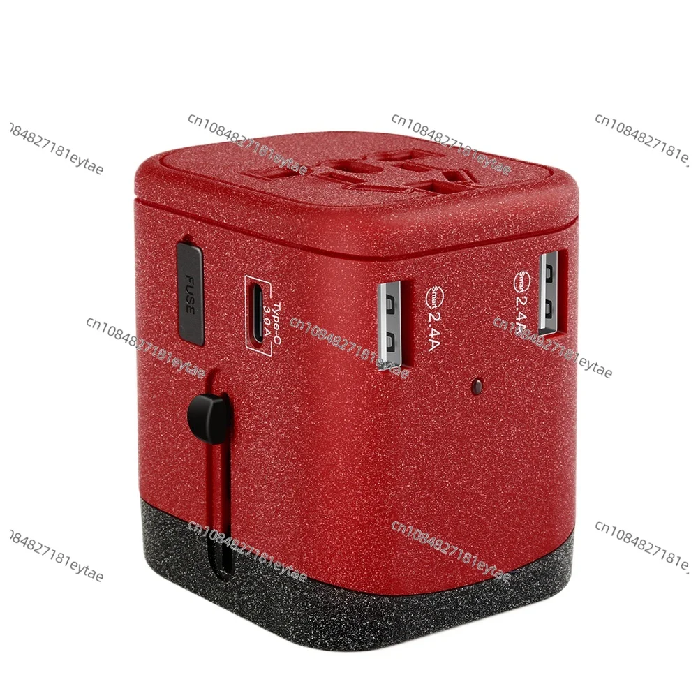 

Multifunctional Plug Converter Travel Charger 4USB European Standard British Standard US Standard Adapter