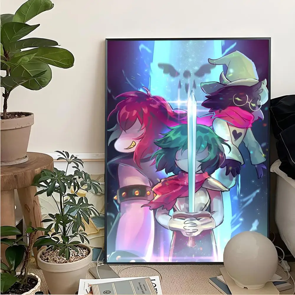 Video Game C-classic Cartoon Deltarune Anime Painting Calligraphy for Art Printing Decoration Painting Cinema Art Poster Home Wa