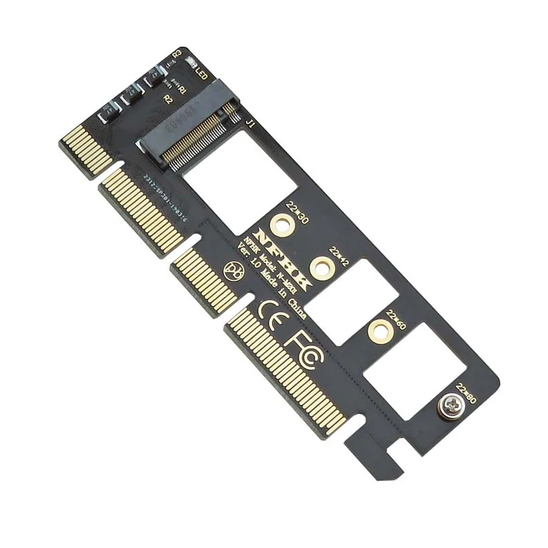 M.2 NVME Adapter PCI Express PCIE to M2 Adapter M.2 PCIE Adapter SSD M2 to PCIE SSD PCI-E Raiser NGFF to PCI-E3.0 X4 X8 X16 Card