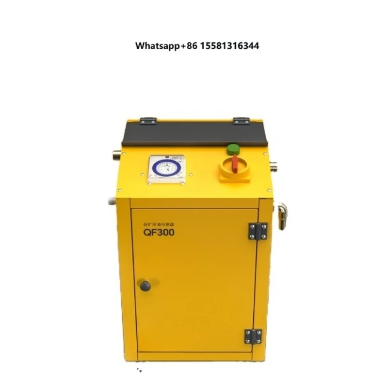 Semi-Automatic PLC Controlled Floating Oil Water Separator Core Motor Gear Bearing 1 Year 2000L/Hour for Iron Cutting Workshops
