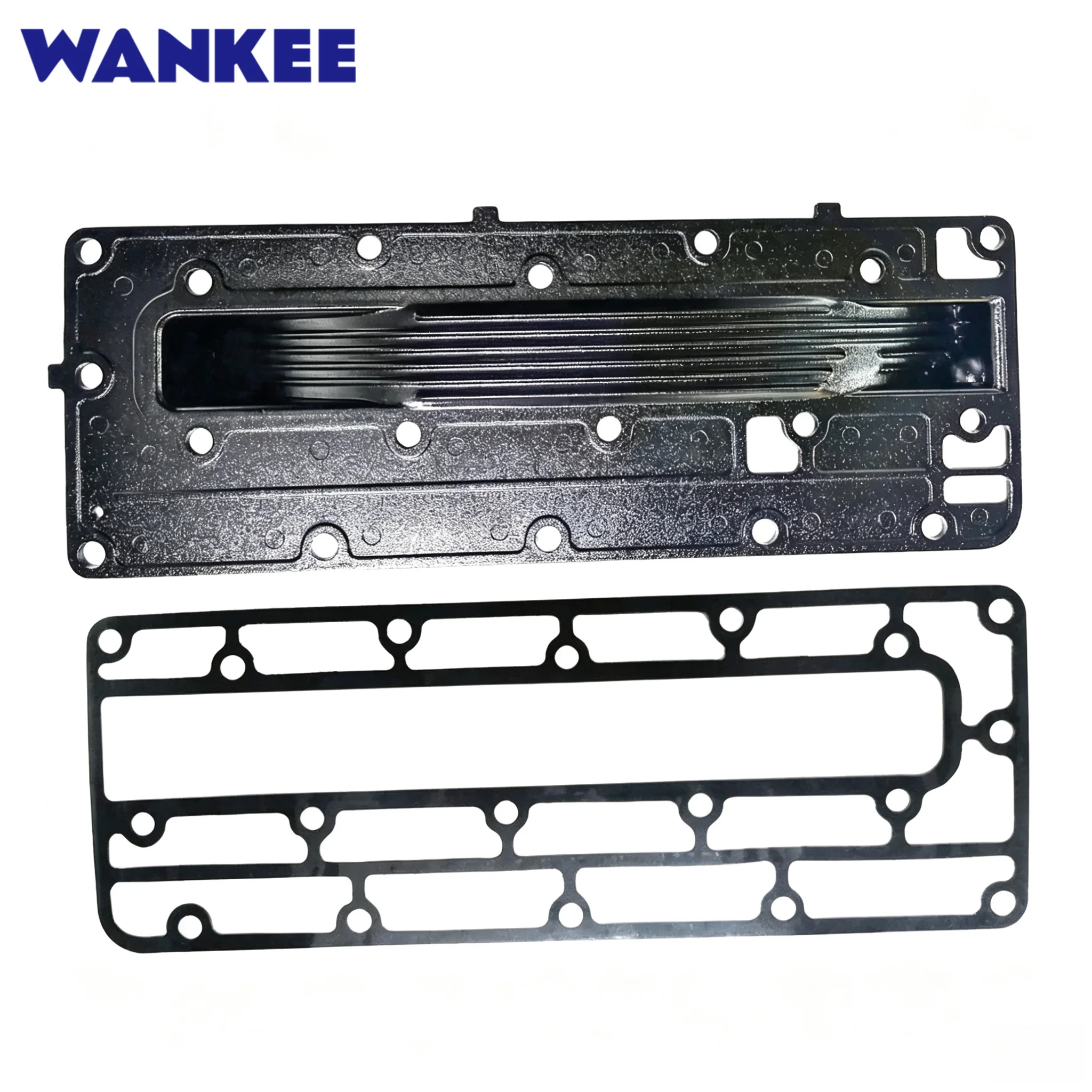 688-41111-00-1S Exhaust Inner Cover & Gasket 688-41112-00 For Yamaha 15hp F15AMH 2 Stroke Outboard Engine Boat Motor Parts