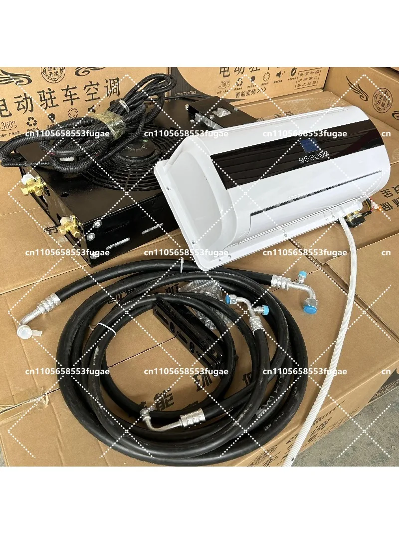 12V Split Parking Air Conditioner R-134A Refrigerant 24V Cooling Truck RV Mobile AC Fan Compressor