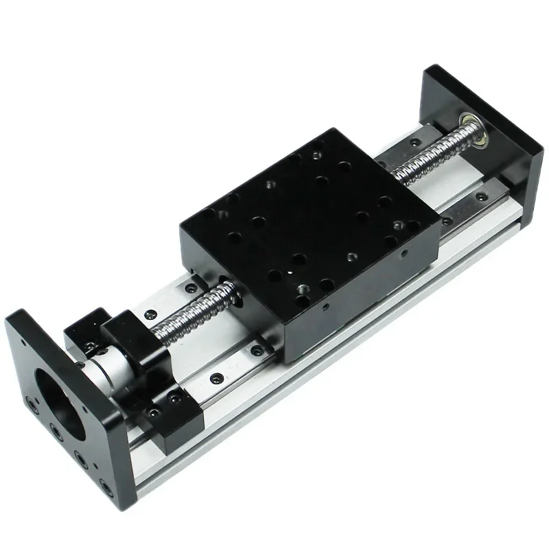 Ball Screw Slide Module Linear Step Guide Rail Slide Module Screw Double Linear Guide Rail Cross Workbench Heavy Duty