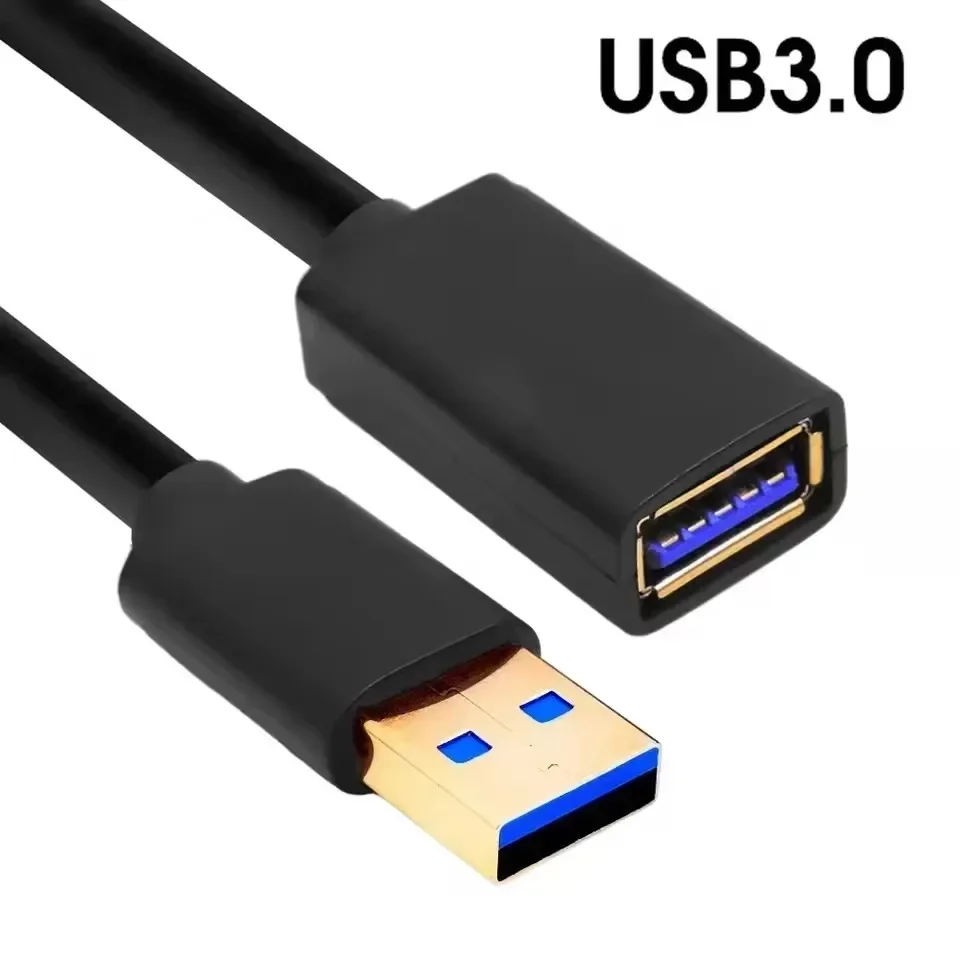 USB 3.0 2.0 Verlengkabel Verlengsnoer Snelle Uitbreiding Data Transfer Draad 0.5/1/1.5/2/3M voor Smart TV XBox One SSD PC Laptop
