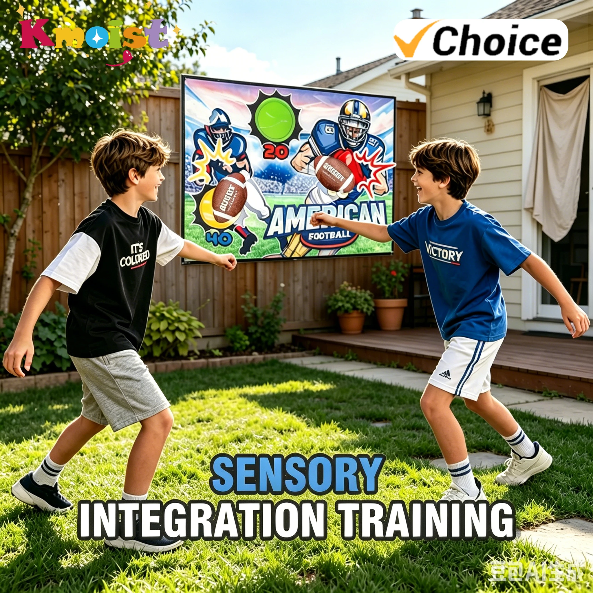 

1 Set Throwing Rugby Ball Family Game Toys with 2 Balls Indoor Outdoor Score Target and Sticky Toy for Boys Birthday Gifts