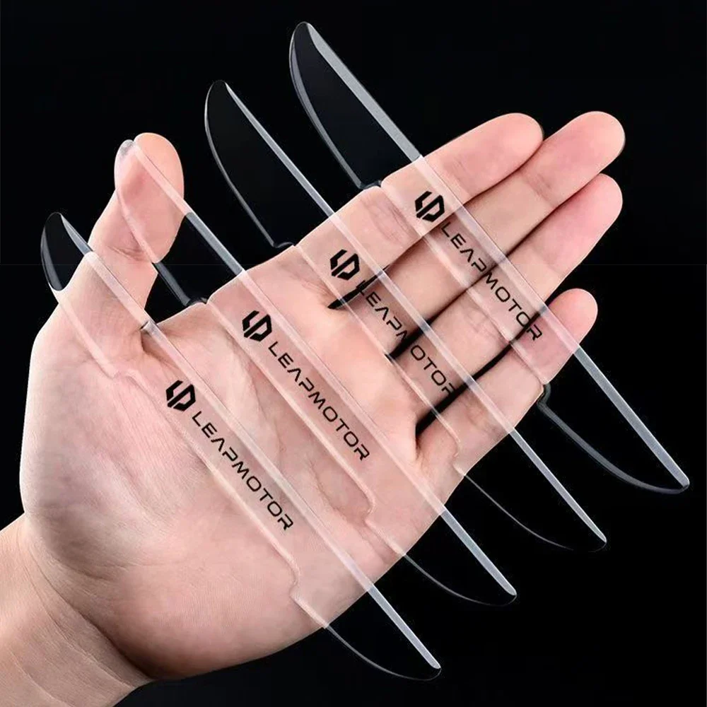 4PCS Car Door Edge Anti Collision Strip Protector for Leapmotor C10 C16 C11 C01 T03 S01 Exterior Accessories