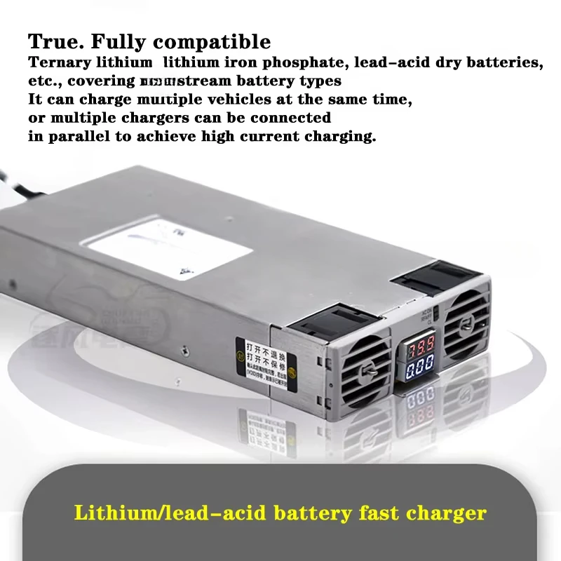 3000W high-power adjustable lithium battery charger, 0-60V 0-50A adjustable charger, suitable for various electric vehicles