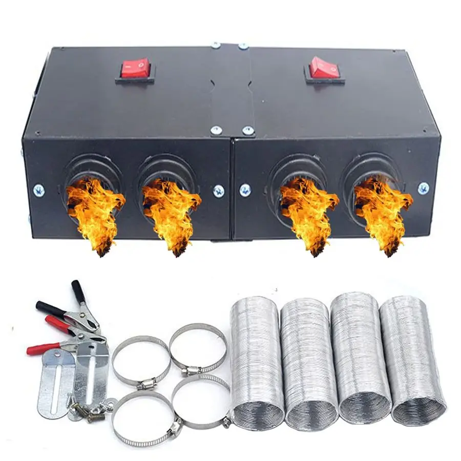 

Обогреватель с батарейным питанием, портативные электрические 12-вольтовые обогреватели для кемпинга для UTV и комплекта сидений для кабины грузовика, обогреватель приборной панели автомобиля, Windshi