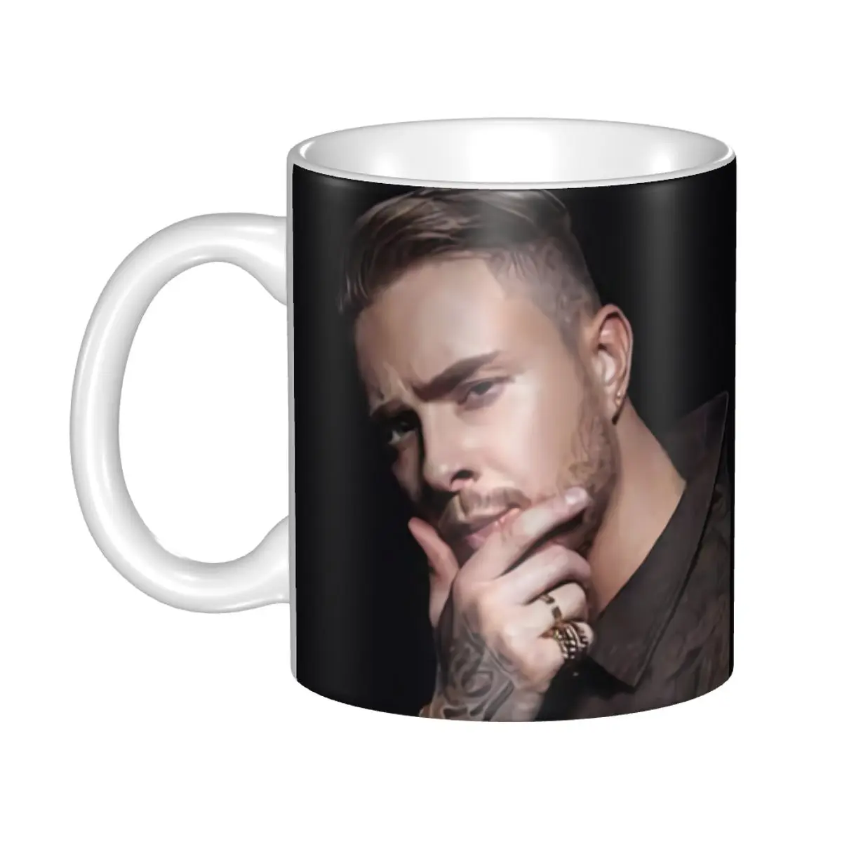 Custom Egor Kreed Coffee Mugs DIY Russian Rapper Ceramic Milk Tea Cups Outdoor Work Camping Beer Mug