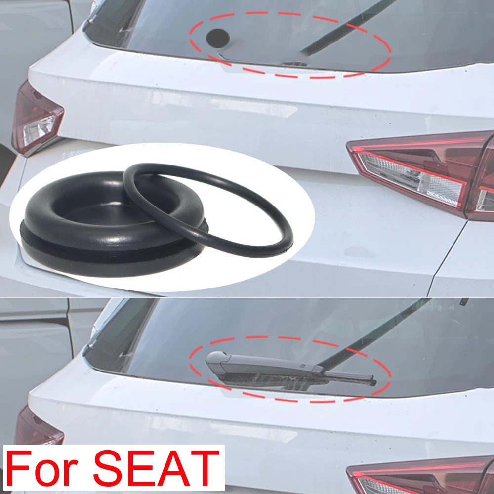 Для SEAT Ibiza 6J 6F 6L Leon 1M 1P Mii Altea Arona Ateca Рычаг заднего стеклоочистителя Рокер Удаление уплотнительного кольца Резиновая заглушка