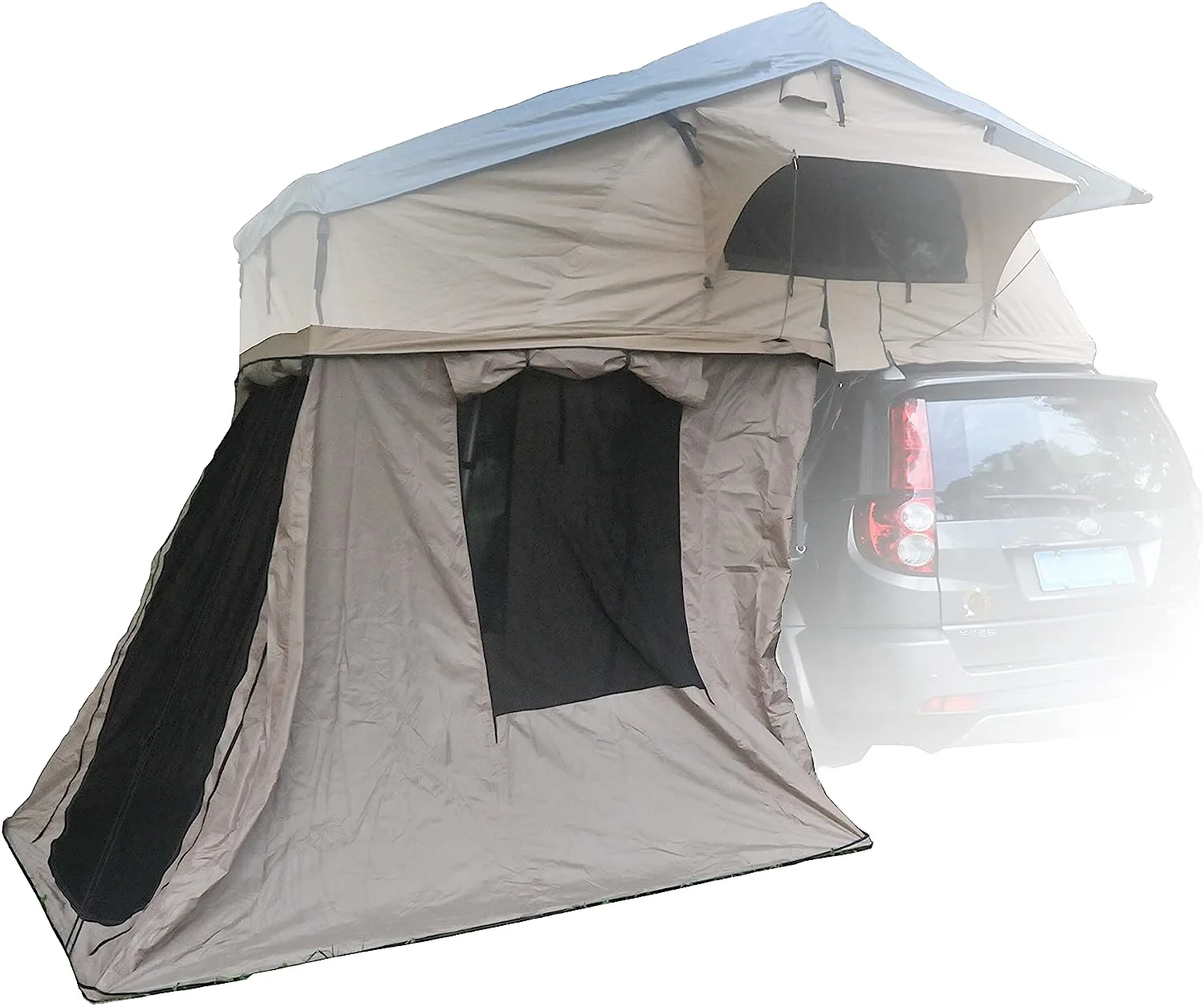 

Outdoor Camping Car Roof Tent for 2-3 Person with PVC Ground Cloth