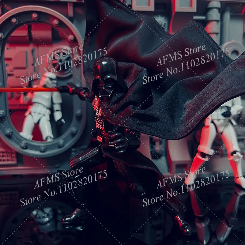 เสื้อคลุมนักรบจักรวรรดิ ดาร์ธ เวเดอร์ สีดำ สำหรับฟิกเกอร์ขนาด 6 นิ้ว