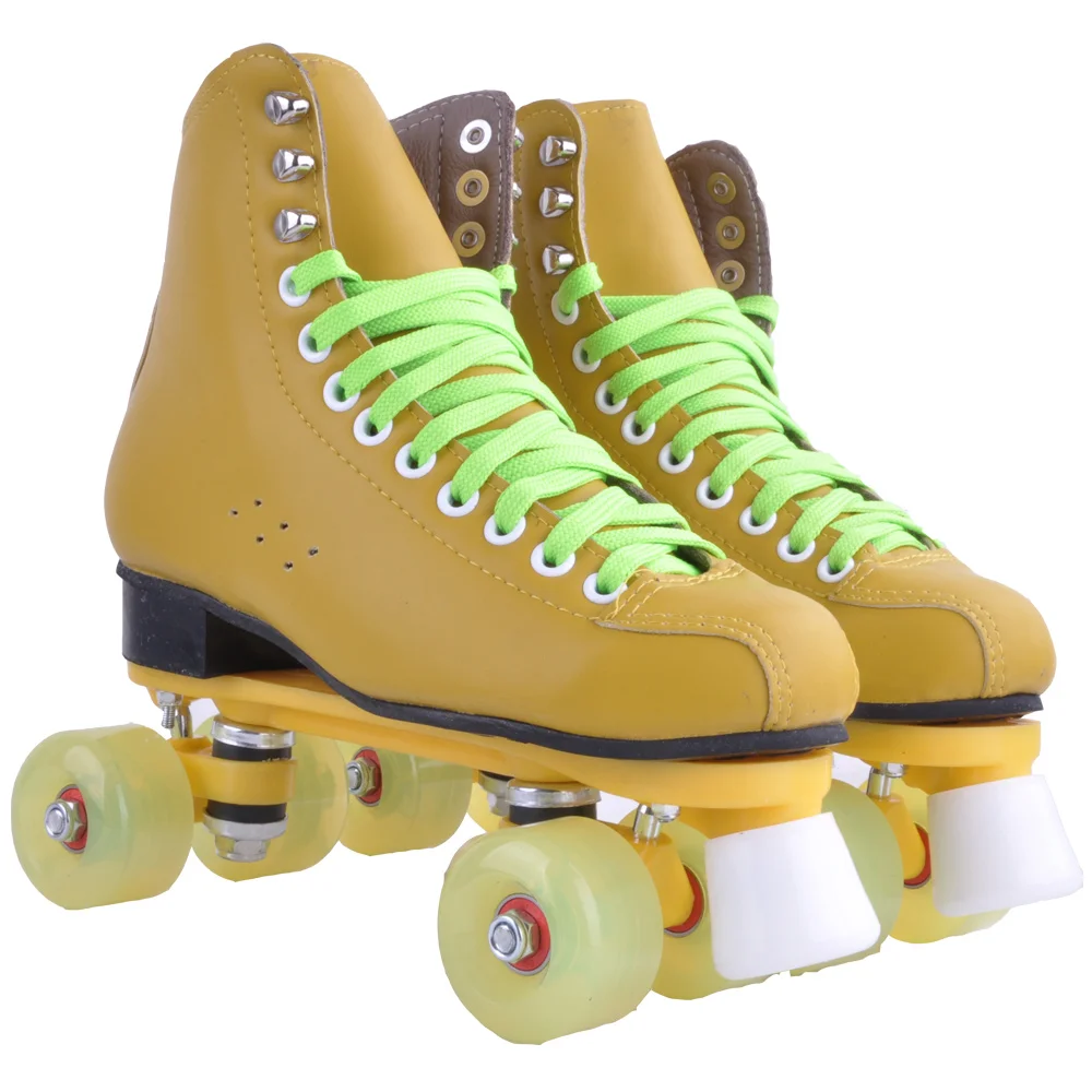 

Manufacturer Adults Kids high quality 4 PU flashing wheels ABEC-9 quad roller skates