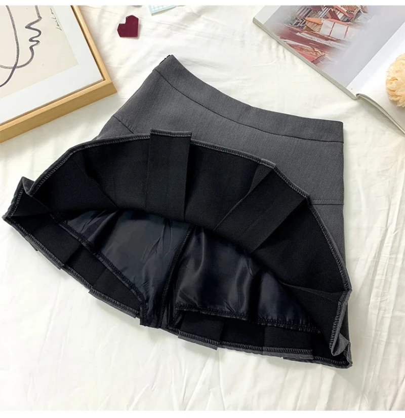 Women Patchwork Skirts High Waist Retro All-match Slim Hipsters  Young Style Design Streetwear Cool Girls Casual Chic Basic