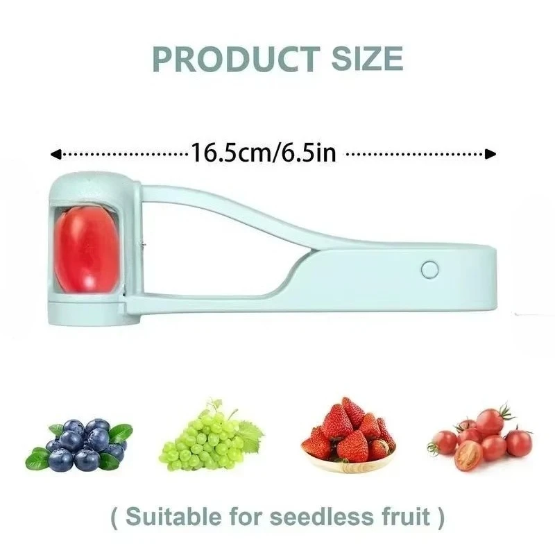 Tomato Slicer Cutter Grape Tools Cherry Fruit Salad Splitter Artifact for Small Kitchen Accessories Cut Gadget