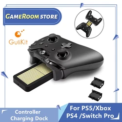GuliKit Universal Controller Charging Dock Station Dual Charger For PS5/PS4/XBOX-ONE/Switch Pro Gamepad Game Accessories