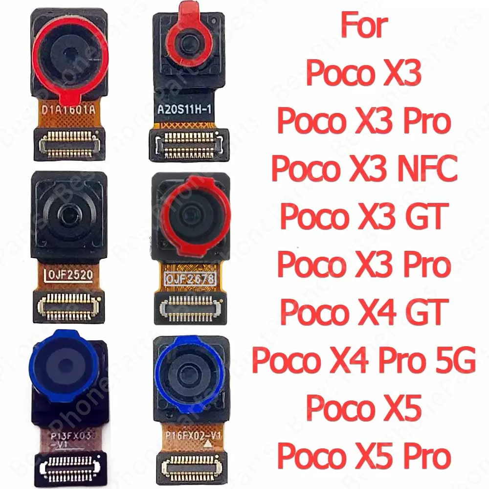 For Xiaomi Poco X3 NFC X4 GT X5 Pro 5G Frontal Selfie Camera Module Front Camera Mobile Phone Flex Cable