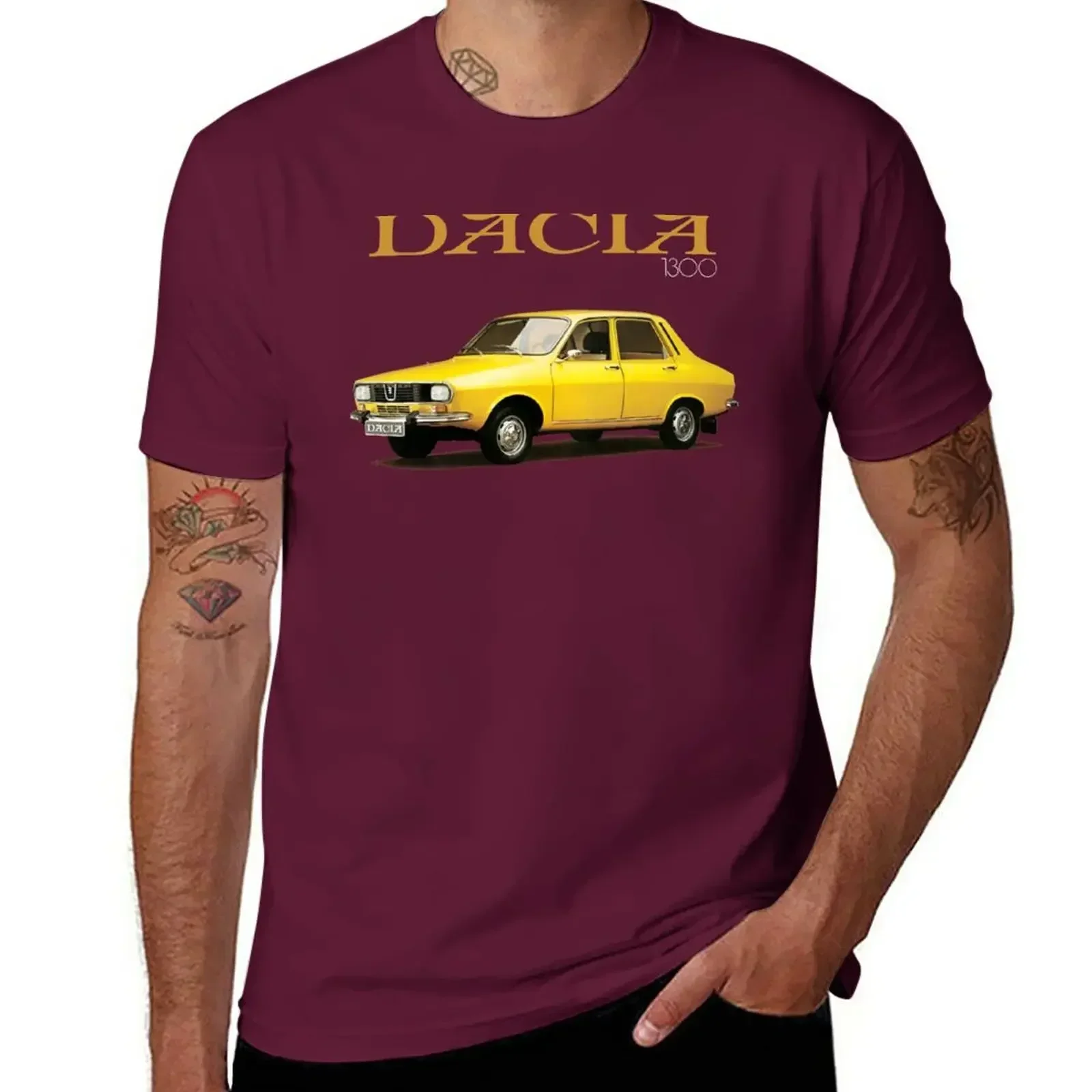 Hip Hop DACIA 1300 T-Shirt  Graphic Tees Customs Mens Graphic T-shirts Oversized Men Clothing 2024 Funny Summer Style Tops tees