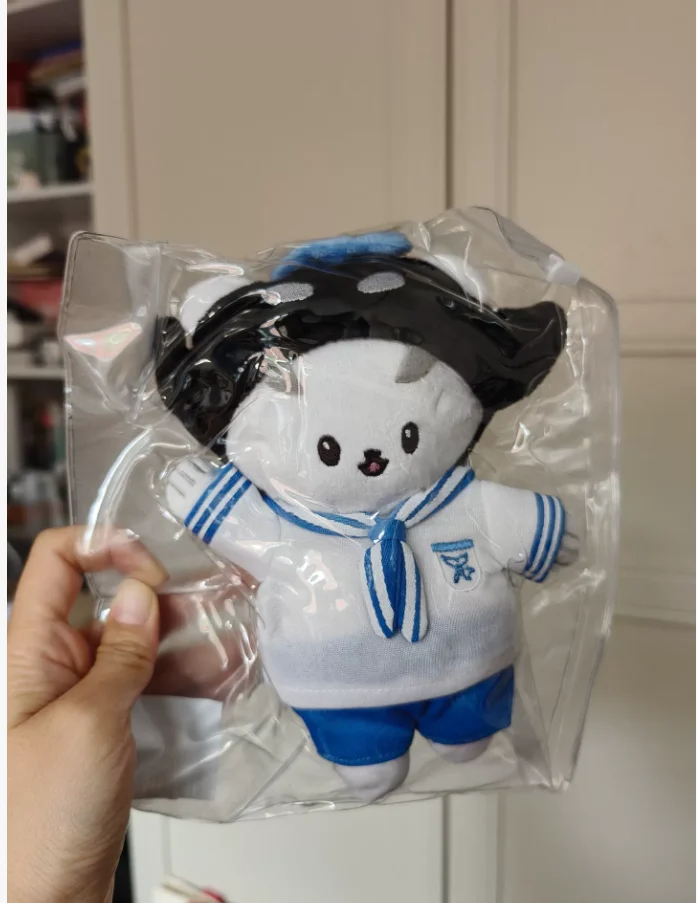 

2026 New In Stock Gmmtv Thai Star TayNew POLCASAN Dark Blue Kiss Breezy Ballon Keychain