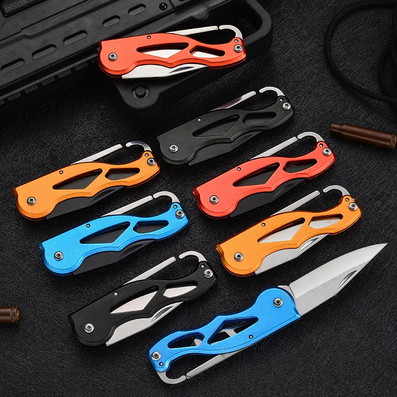 Steel Mini Folding Pocket Knife for Men High Hardness Outdoor Survival Self Defense Military Tactical Knives for Hunting