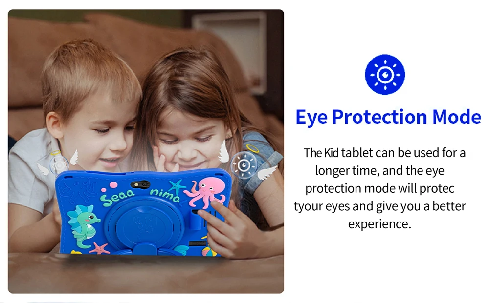 BDF-Tablet für Kinder, 7-Zoll-Android 11-System, 32 GB WiFi, Bluetooth, Dual-Kamera, pädagogische Software, installiert mit Proof Case – Detail 10