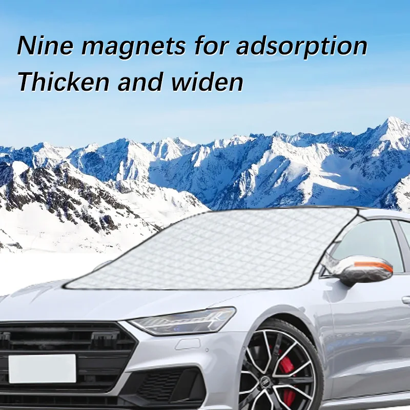 

Magnetic Car Windshield Snow Cover Winter Ice-Frost Guard Sun Shade Protector For Audi S7 2013-2024 Exterior Accessories