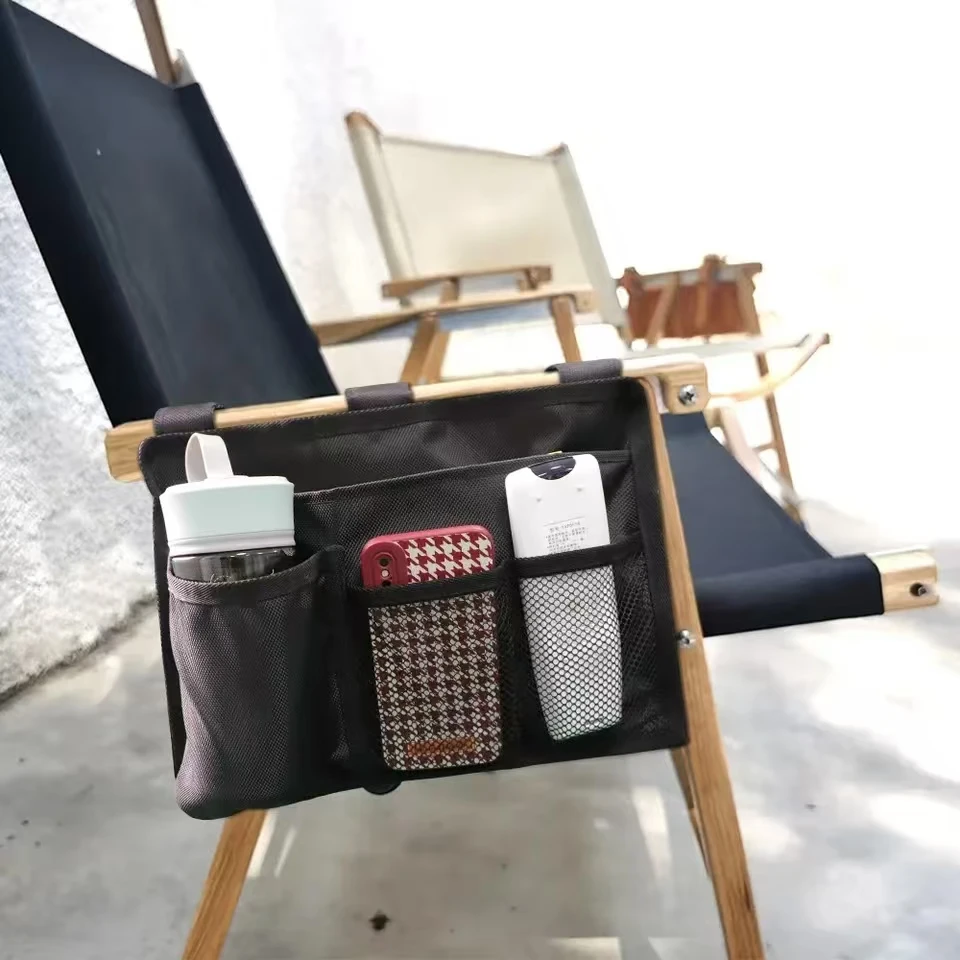 

New Bedside Storage Hanging Bag Dormitory Bunk Fabric Storage Bag Bedroom Crib Storage Bag Large-capacity Compartment Storage