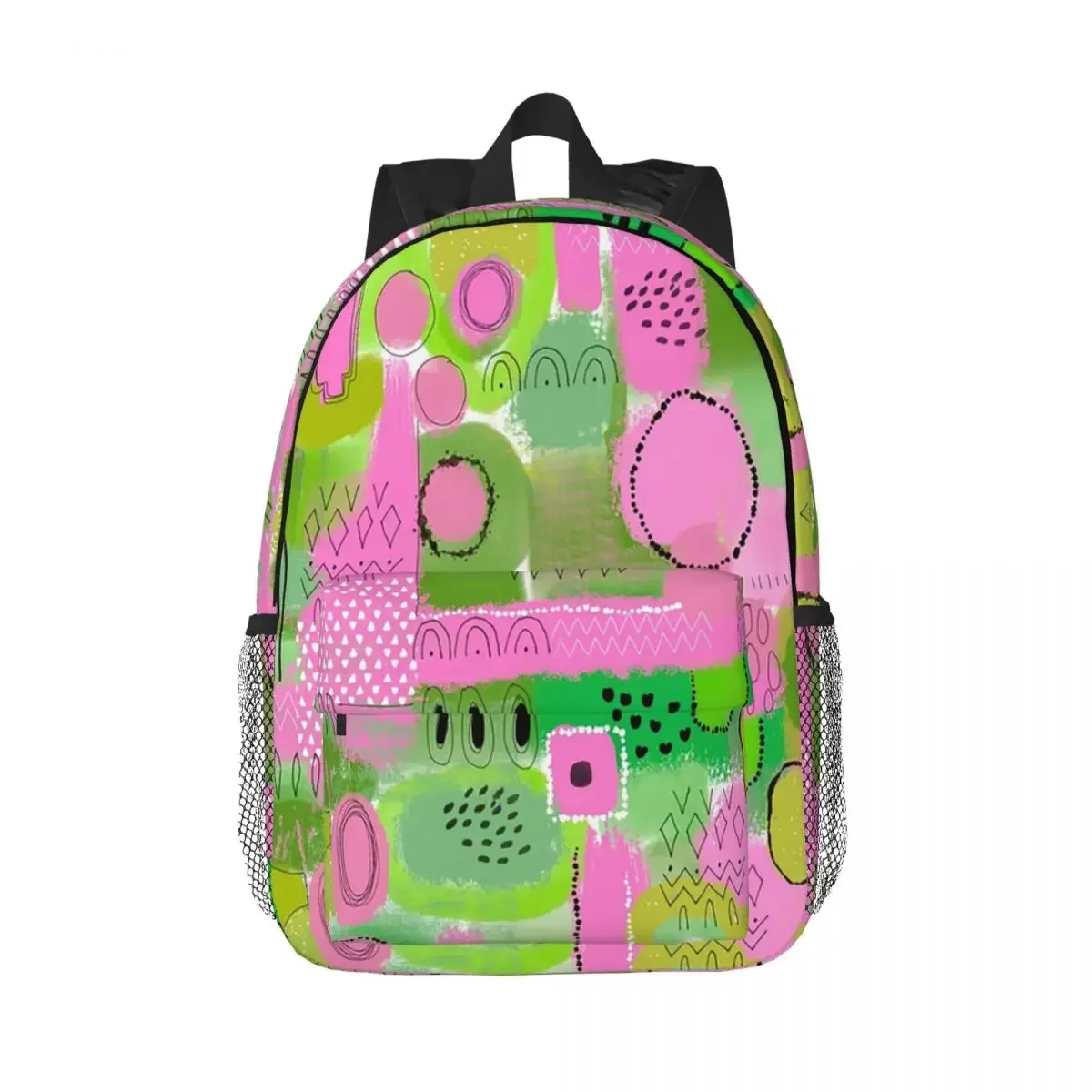 Розовые и зеленые рюкзаки с лабиринтом, подростковая сумка для книг, повседневные школьные сумки для студентов, дорожный рюкзак, сумка на плечо большой вместимости