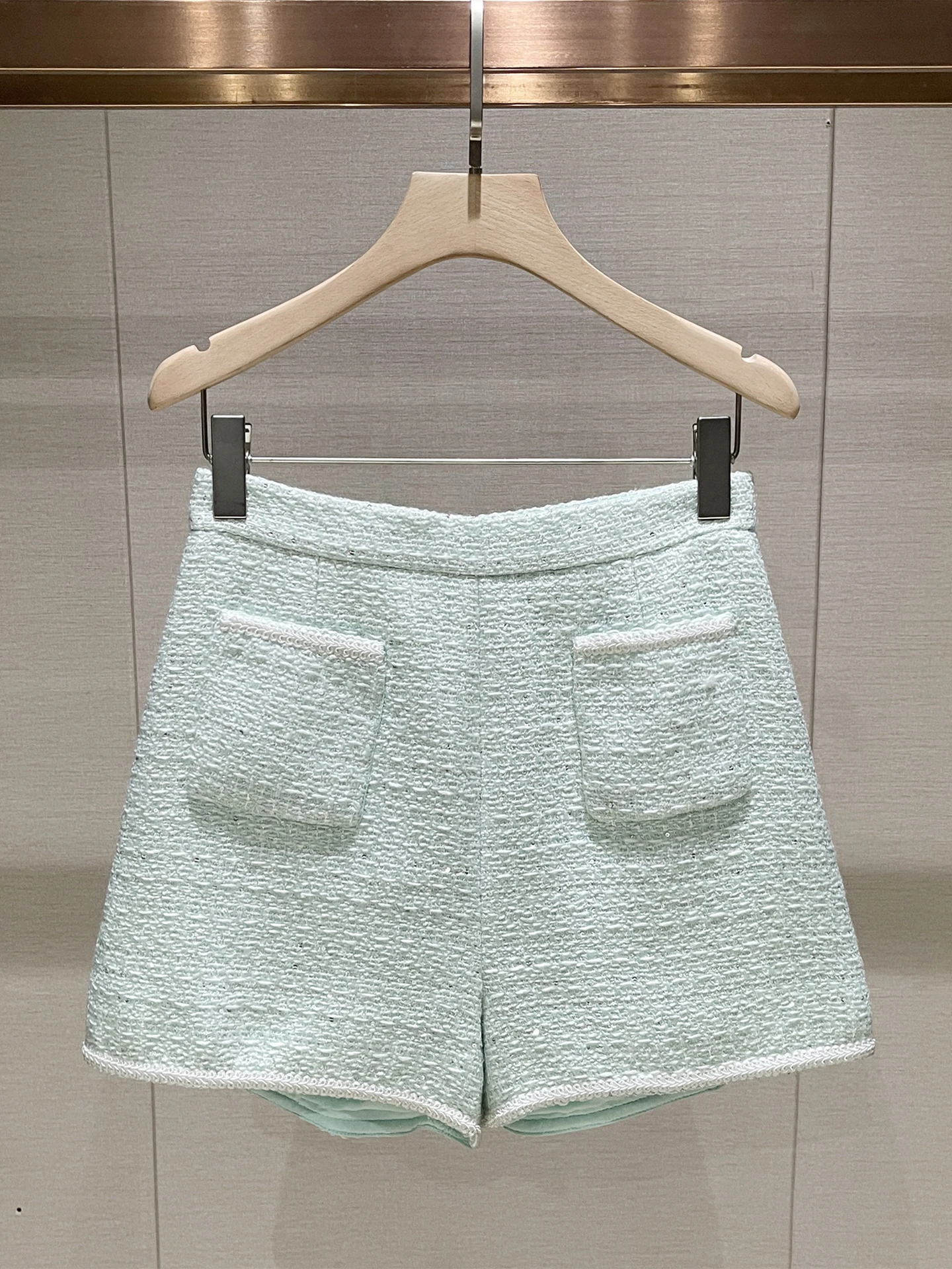 

Thiened Wide Leg Casual Pants High Waist Slimming ort orts for Women Autumn Winter New Sle Button Pure Color Skin-Fri...