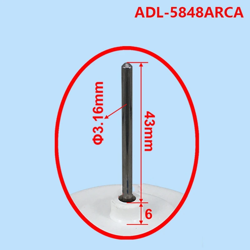 Moteur ADL-5848ARCA de ventilateur de refroidissement de réfrigérateur pour le réfrigérateur de Beko partie 48 9498 0100 AC220-240V de ventilateur de congélateur de réfrigérateur