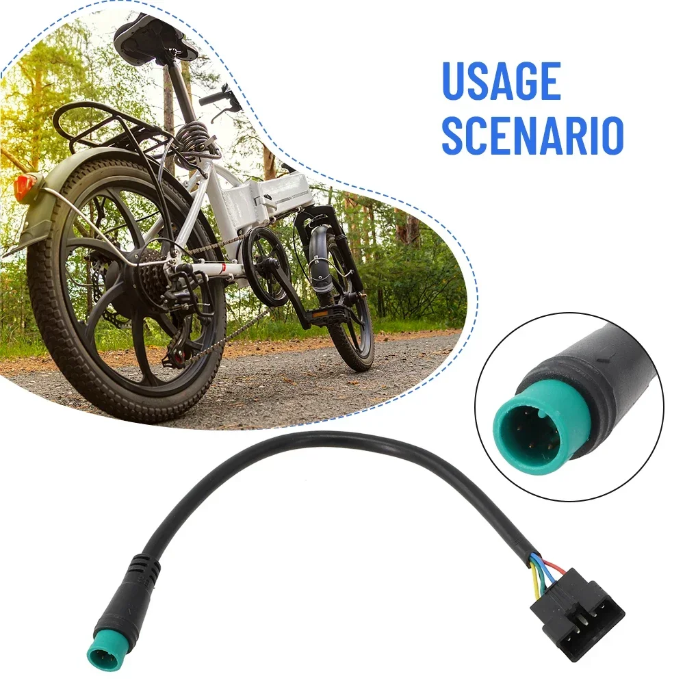 2023 New Electric Bicycle Accessories High Quality Extension Cable Adapter Cable Electric Bicycle 19cm Long For KT Display