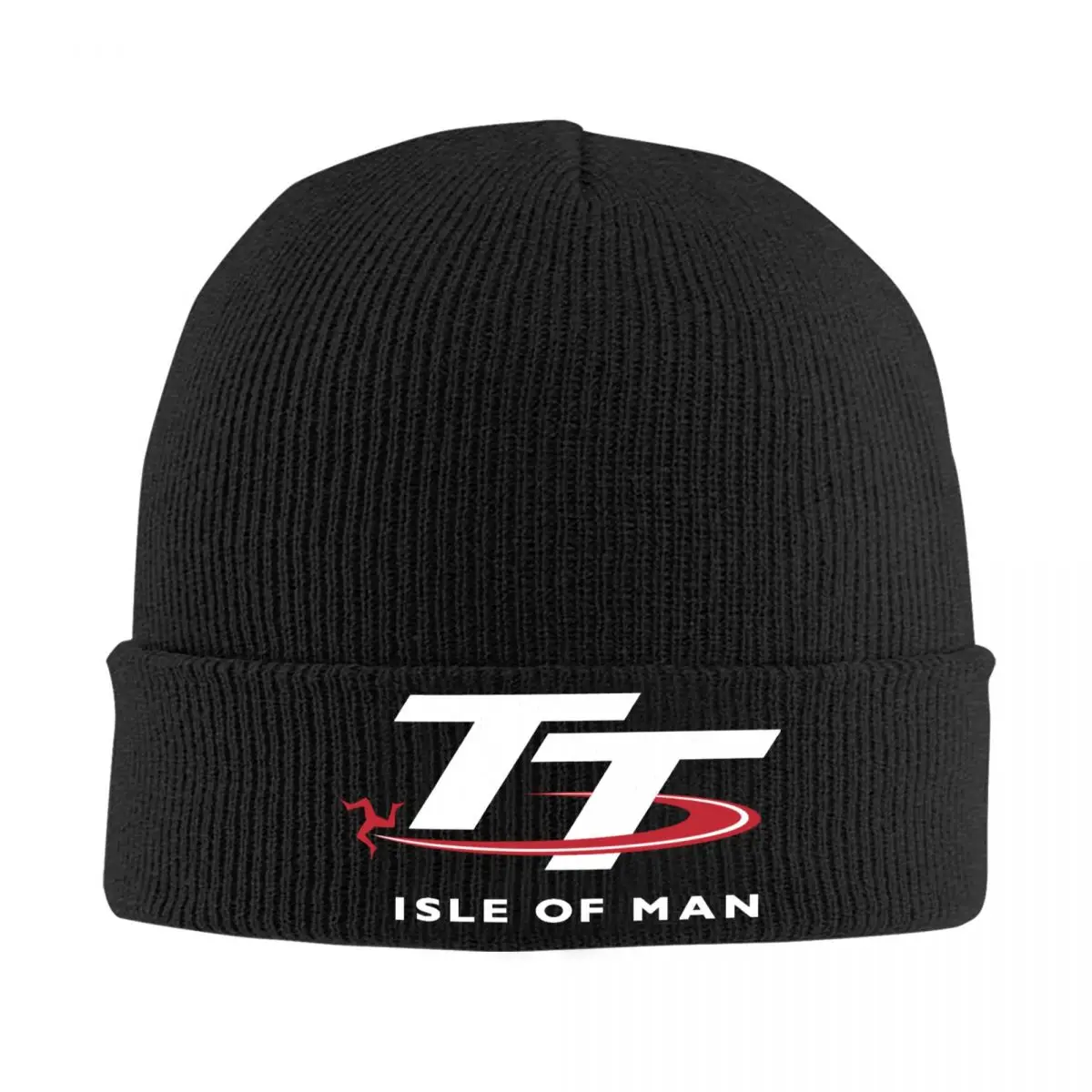 Isle Of Man TT Knitted Bonnet Caps 100% Cotton Fashion Keep Warm Hats