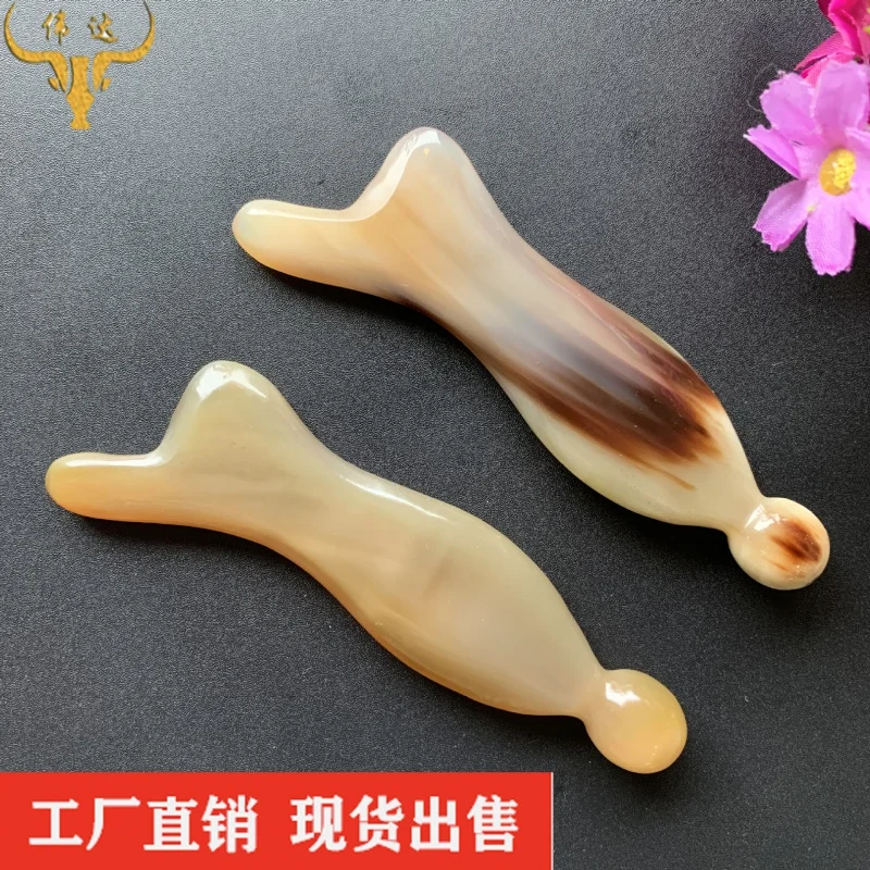 

New Horn Massage Stick Horn Scrapping Plate Horn Dolphin Massage Film Fish Horn Comb Factory Wholesale