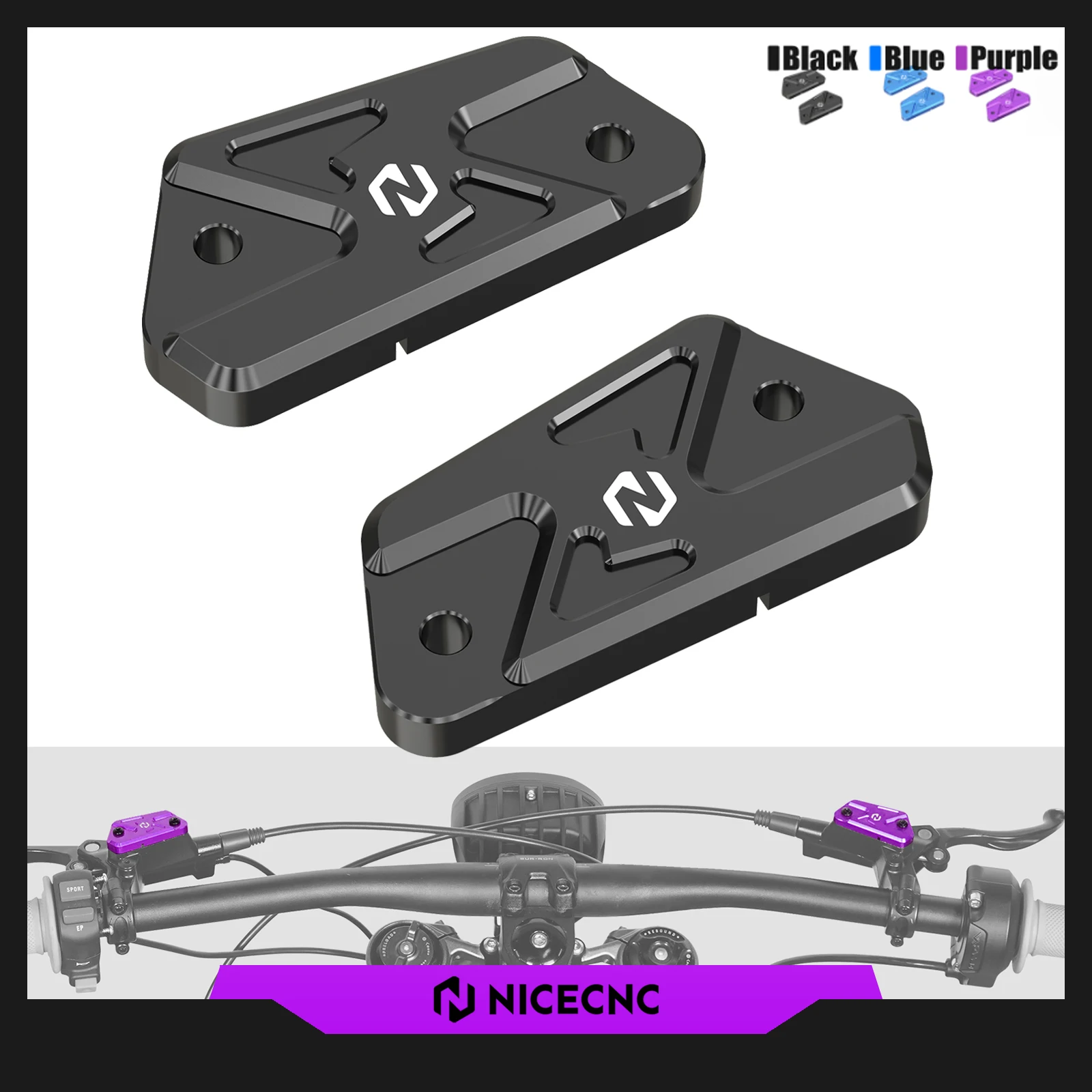 

2025 2024 2023 For Surron Light Bee X Front Rear Brake Reservoir Cover Caps Kit For Surron Light Bee S L1E Electric Dirt Bike