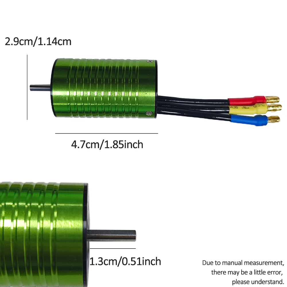 6314 브러시리스 엔진 2847 SCY 16101 Pro 16102 PRO 1/16 RC 자동차 원래 예비 부품 용 4000kv 모터