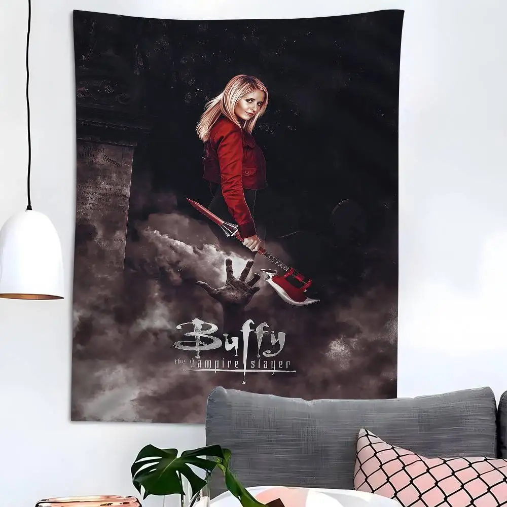 1 قطعة بافي مصاص الدماء القاتل الفيلم الكلاسيكي المطبوعة نسيج كبير الهبي الجدار الشنق البوهيمي جدار المفروشات ماندالا ديكور المنزل