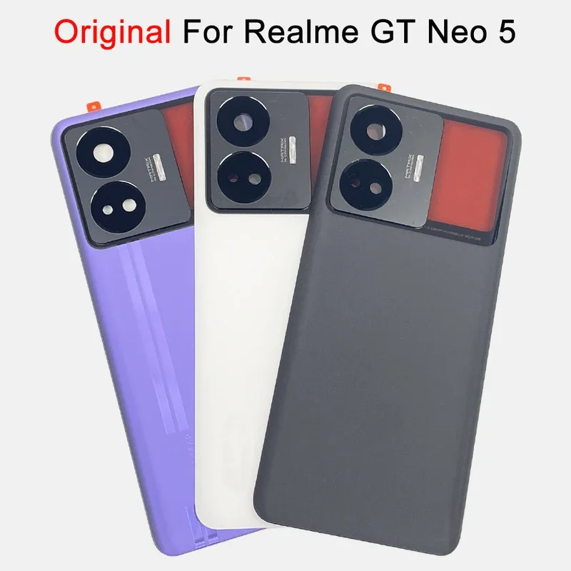 

Rear Housing Cover For Realme GT Neo 5 RMX3706 / GT3 Back Door Glass Repair Battery Case Camera Glass Lens