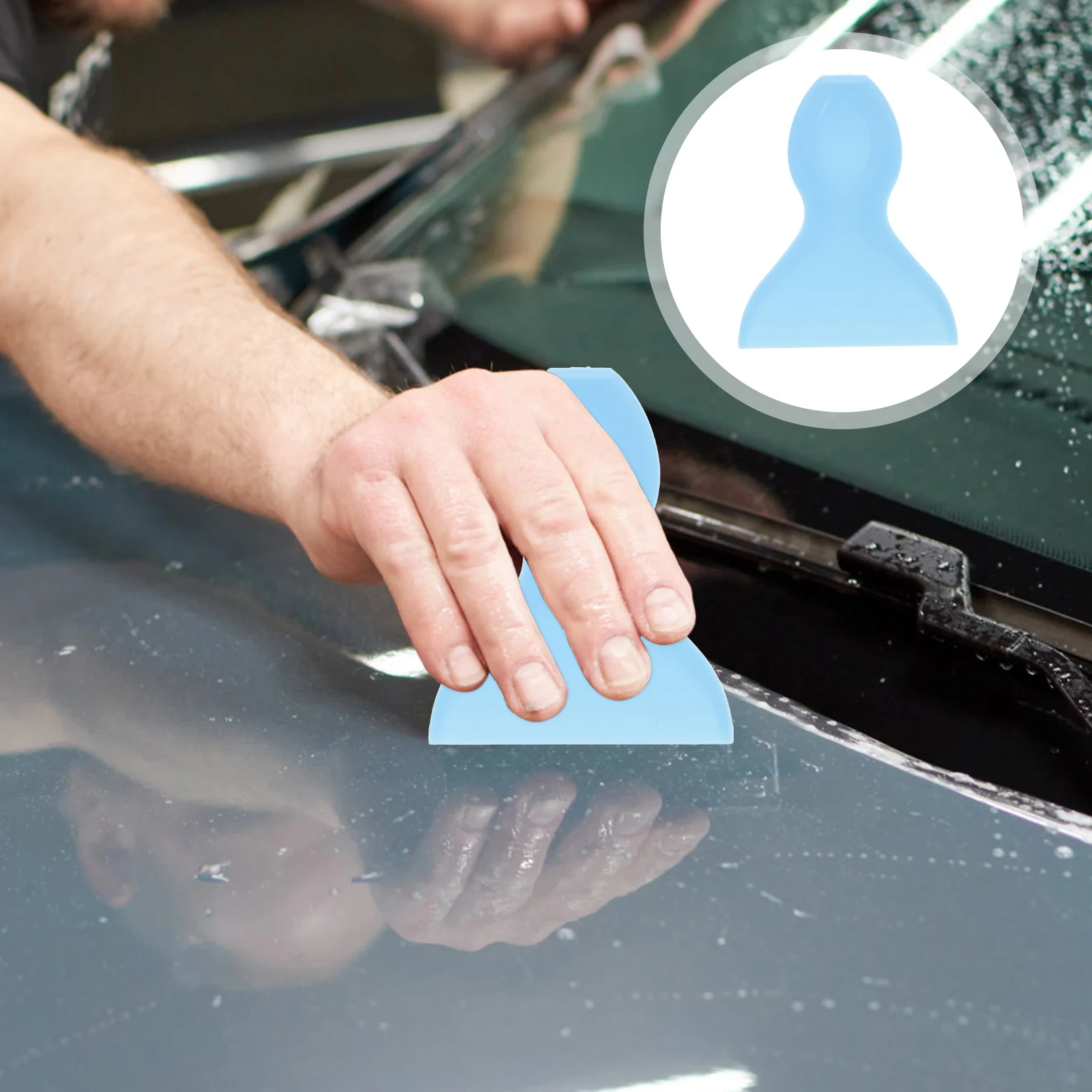 

4pcs Car Film Scraper Premium Plastic Vinyl Squeegee Durable Scratch Resistant Automotive Decal Applicator Vehicle Film Tool