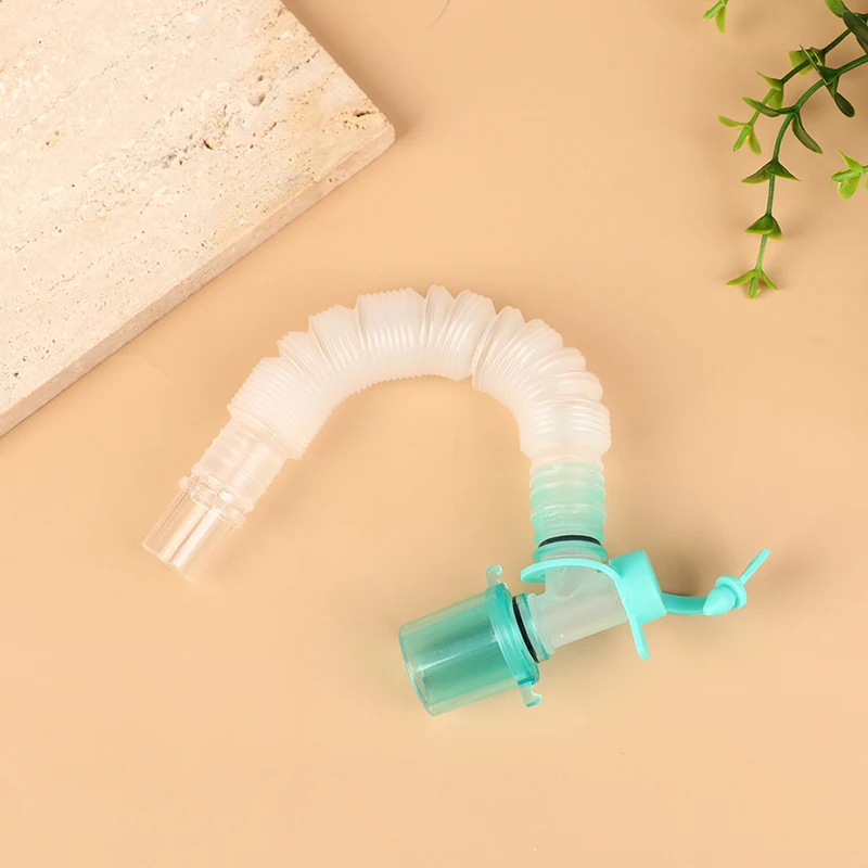C Disposable Anesthesia Breathing Circuit Thread Extension Tube Retractable Suction Tube Multifunctional L-shaped Rotary Joint