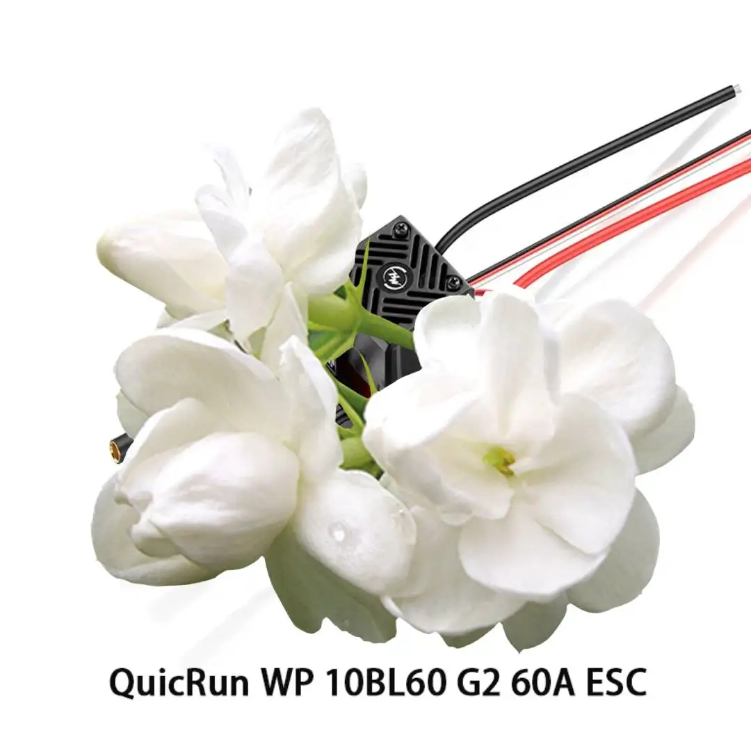 NEW Hobbywing QuicRun WP 10BL60 G2 Waterproof Brushless ESC, Suitable for 1/10 Road Cars, Off-Road Vehicles, Short Trucks