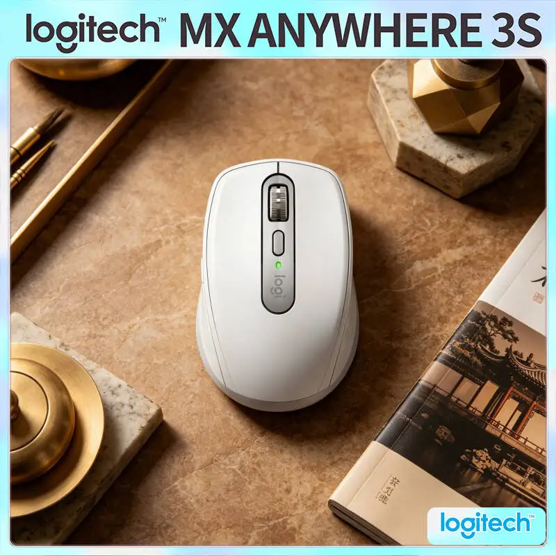 

Logitech MX Anywhere 3S - 8K DPI, MagSpeed Scroll, Silent Click, Multi-Device, Snack Shop & Snack Inventory